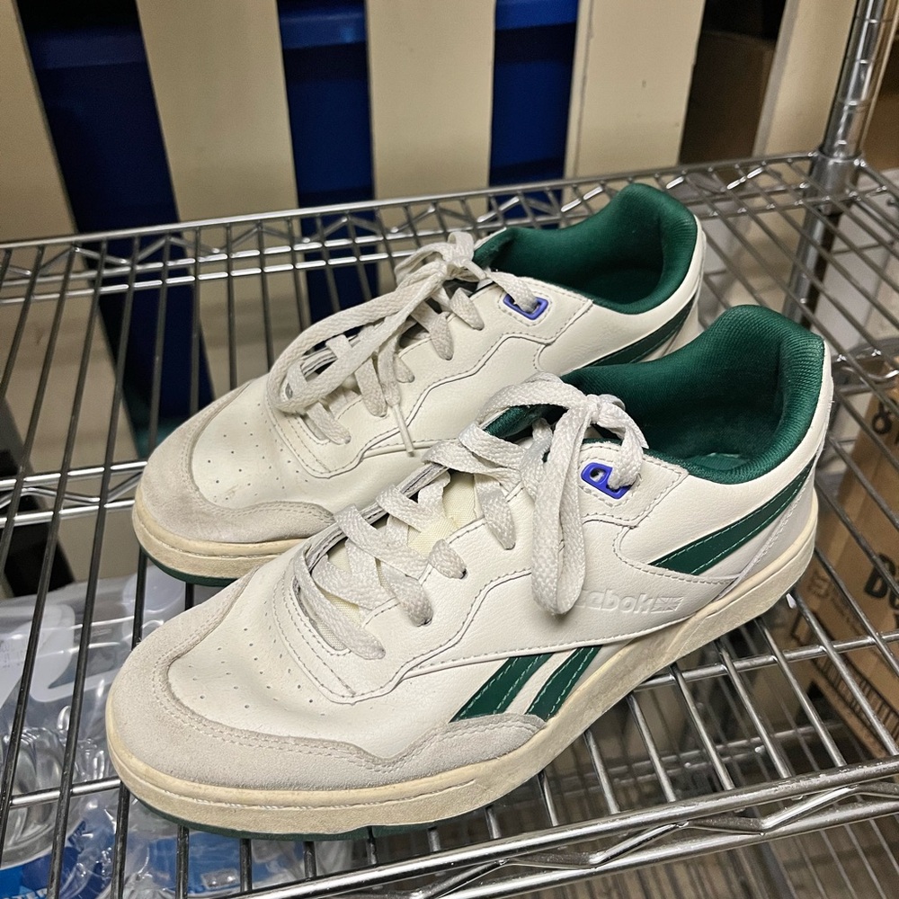 Reebok Club C Retro Sneakers Green Accent